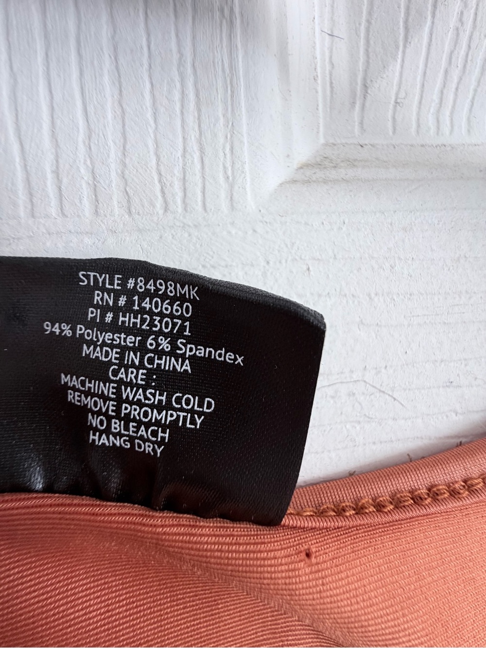 Women's Rust Cutout Shoulder Tank - Picture 6 of 8